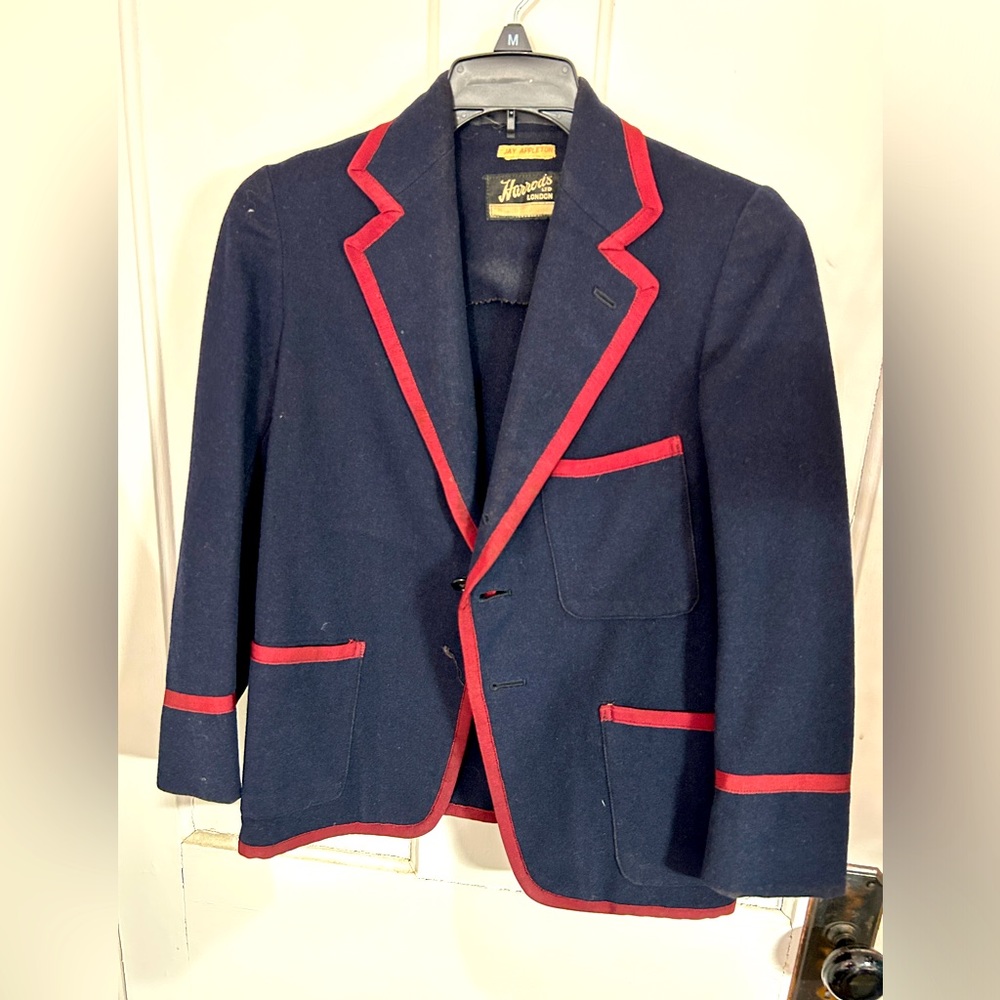 Boys vintage pure wool jacket